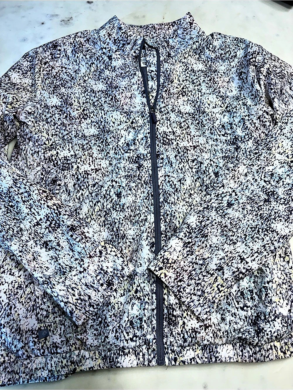 Athleta Girl Abstract Print Jacket Girls XXL (16) Like New